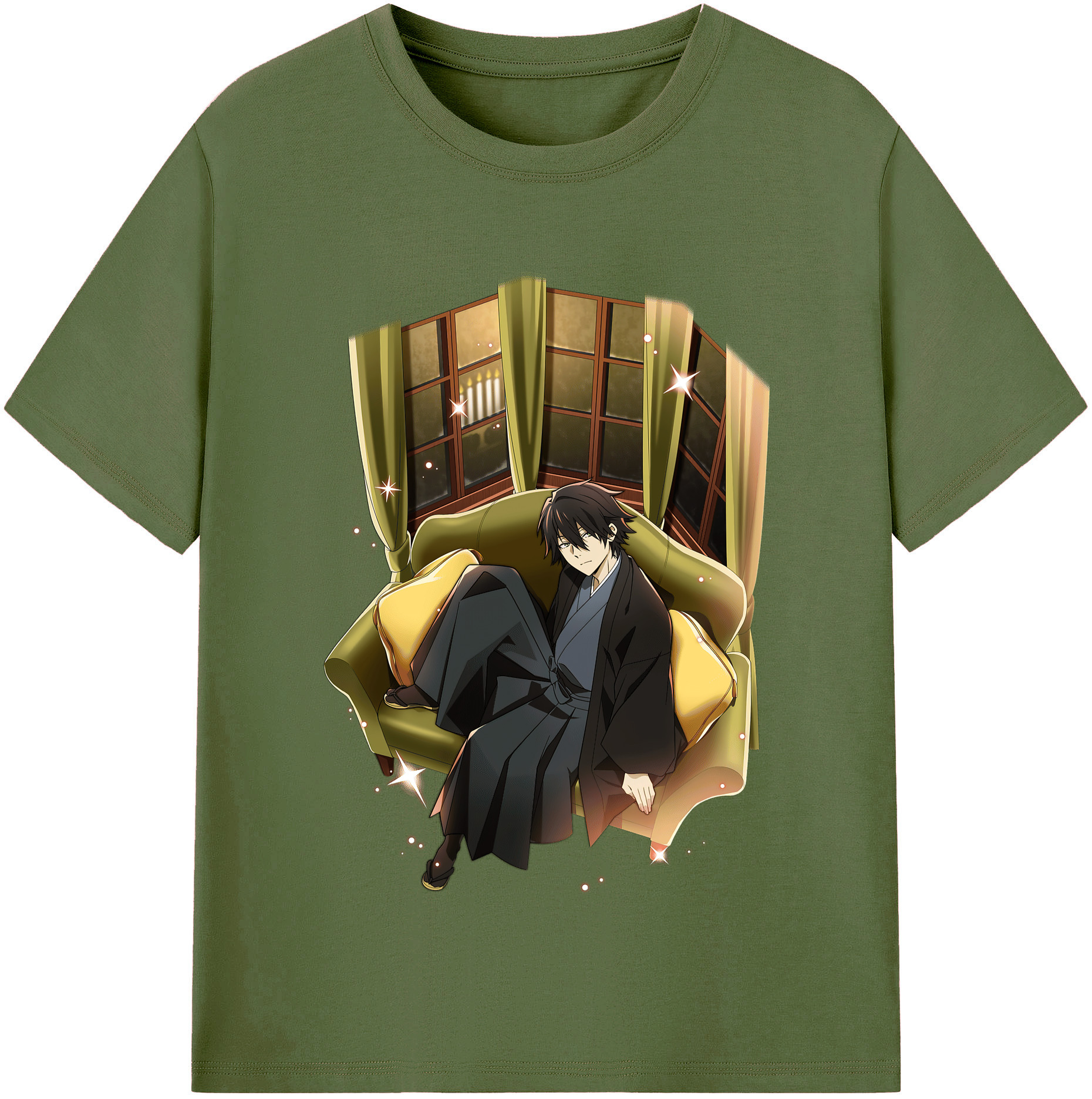 （画像用） 文豪ストレイドッグス Bungo Stray Dogs 綿100％半袖Tシャツ（フロントプリント）